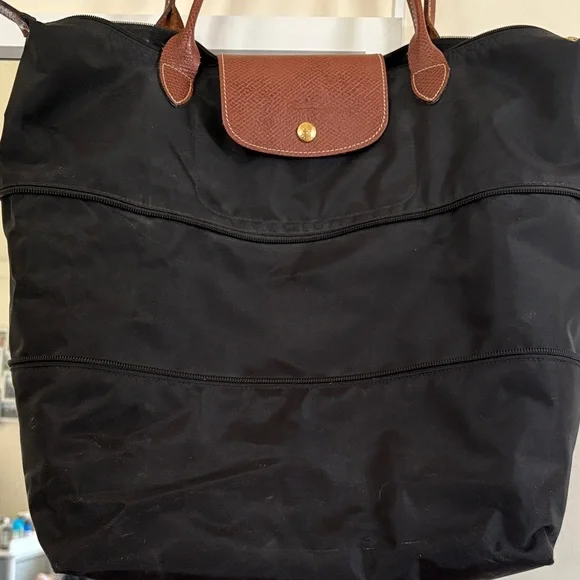 Longchamp Expandable Le Pilage Tote - Picture 2 of 7